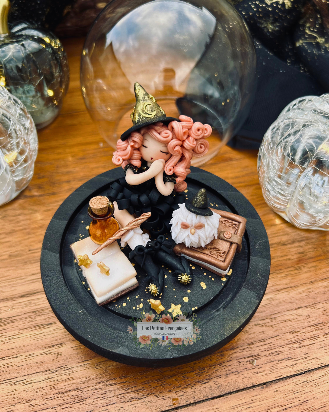 Séraphine - Poupée Magicienne - Sculpture d'Art Unique