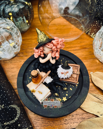 Séraphine - Poupée Magicienne - Sculpture d'Art Unique