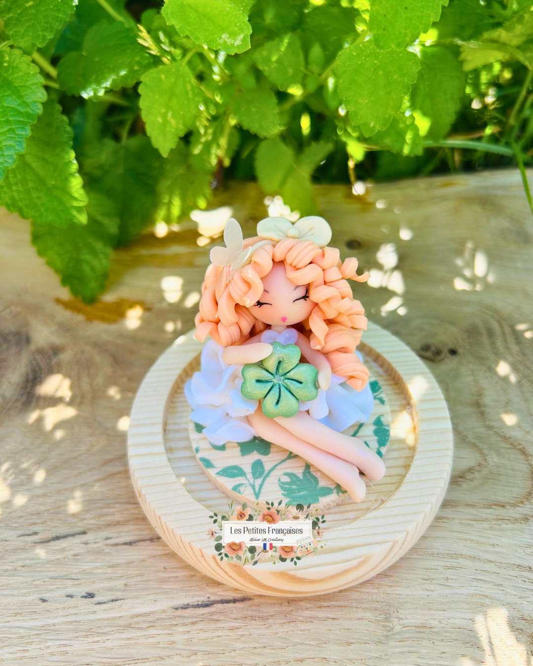 Éléonore - Trèfle Porte-Bonheur - Sculpture d'Art Unique