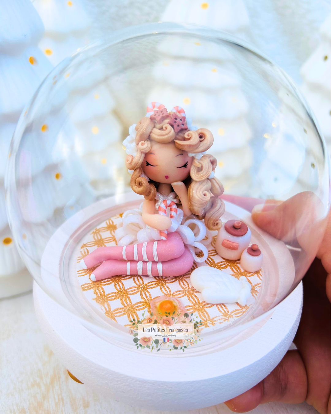 Lune - Lutine Pâtissière - Sculpture d'Art Unique