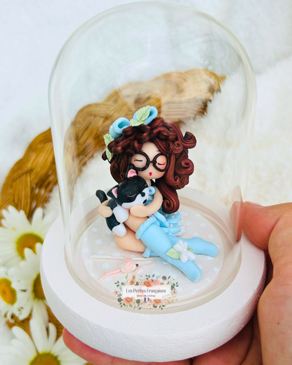 Charline - Poupée Chat - Sculpture d'Art Unique