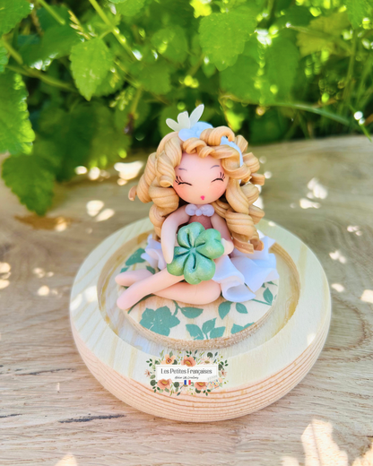 Flavie - Trèfle Porte-Bonheur - Sculpture d'Art Unique
