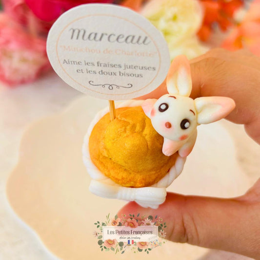 Marceau - Petit Lapin Blanc - Sculpture d'Art Unique