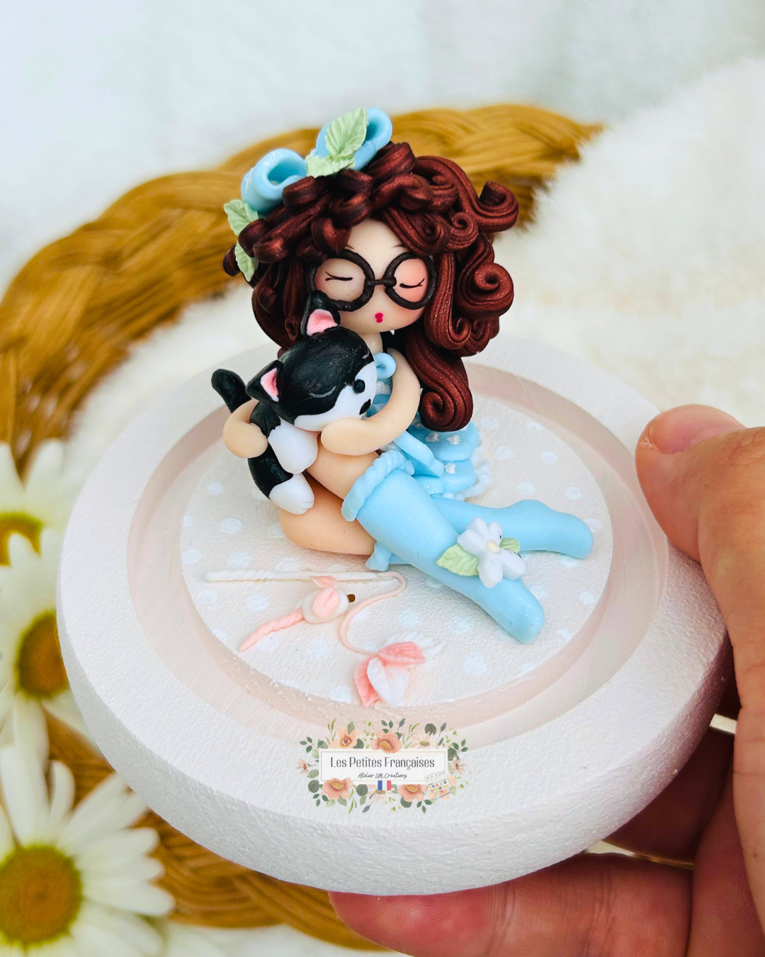 Charline - Poupée Chat - Sculpture d'Art Unique