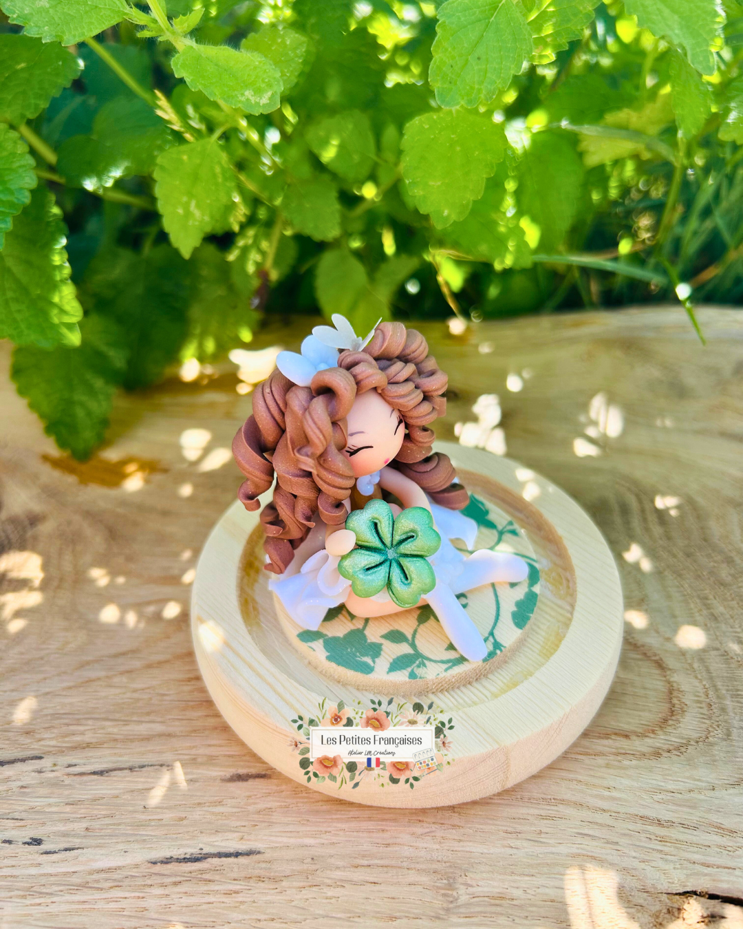 Virginie - Trèfle Porte-Bonheur - Sculpture d'Art Unique