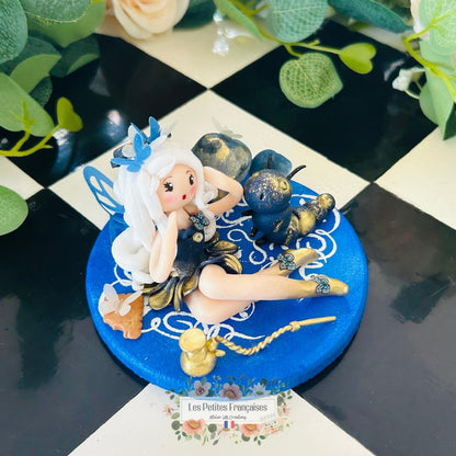 Le Ver à Soie - Alice au Pays des Merveilles - Sculpture d'Art Unique