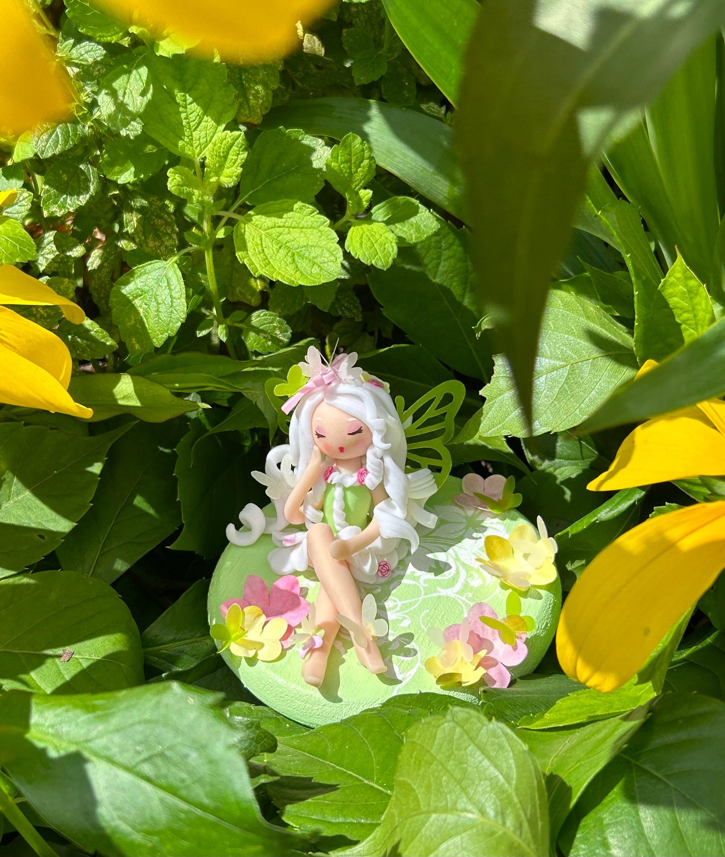 Floriana -Fée du Printemps - Sculpture d'Art Unique