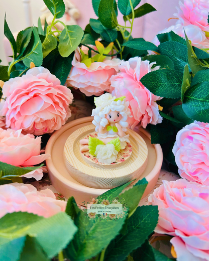 Célestine - Sculpture d'Art Unique Parfumé - Sous Cloche