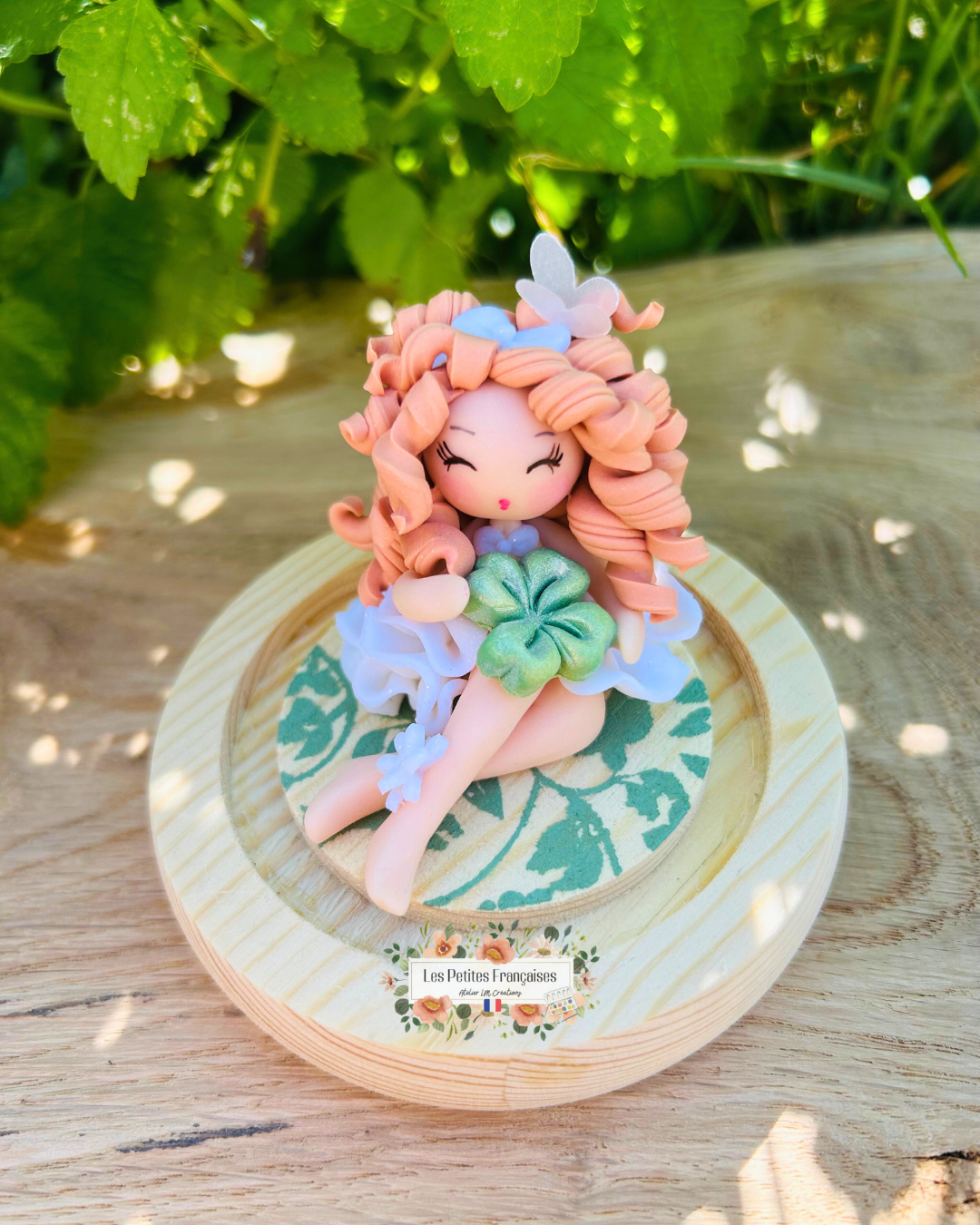 Cyrielle - Trèfle Porte-Bonheur - Sculpture d'Art Unique