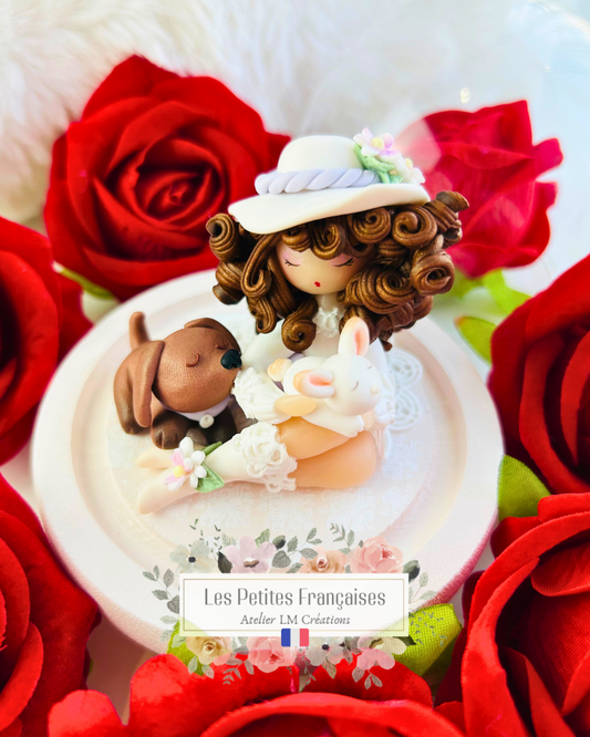 Victorine - Poupée Bohème - Sculpture d'Art Unique