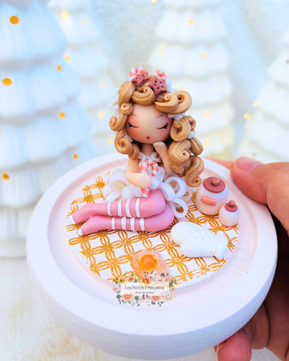 Lune - Lutine Pâtissière - Sculpture d'Art Unique