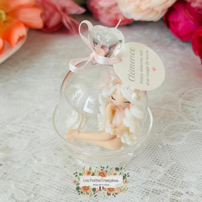 Clémence - Sculpture d'Art Unique Parfumé - Sous Cloche