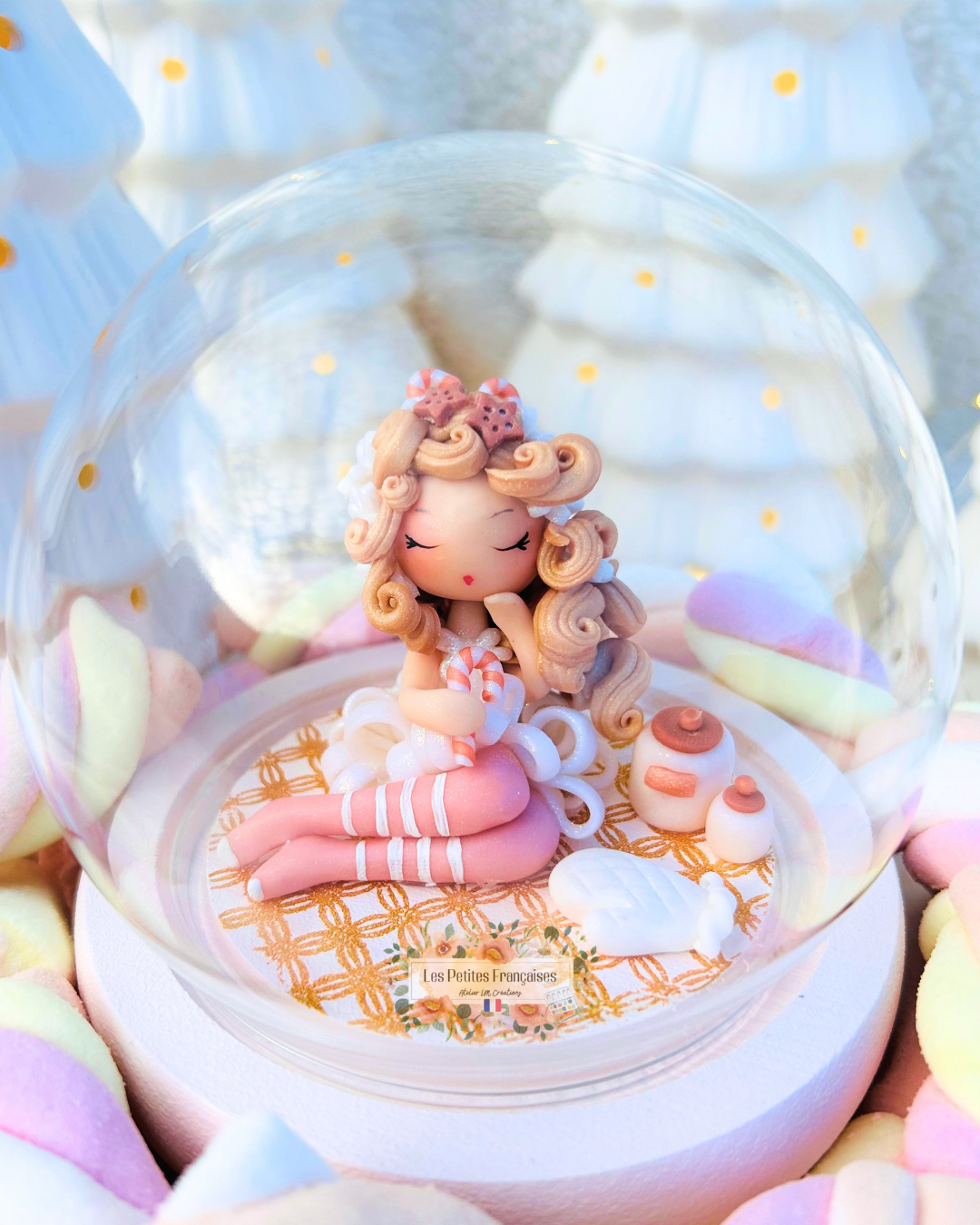 Lune - Lutine Pâtissière - Sculpture d'Art Unique