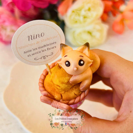 Nino - Petit Renard Roux - Sculpture d'Art Unique
