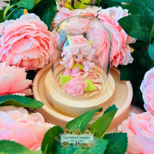 Léontine - Sculpture d'Art Unique Parfumé - Sous Cloche