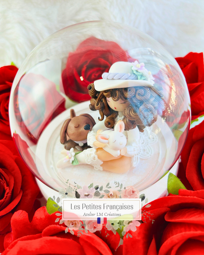 Victorine - Poupée Bohème - Sculpture d'Art Unique