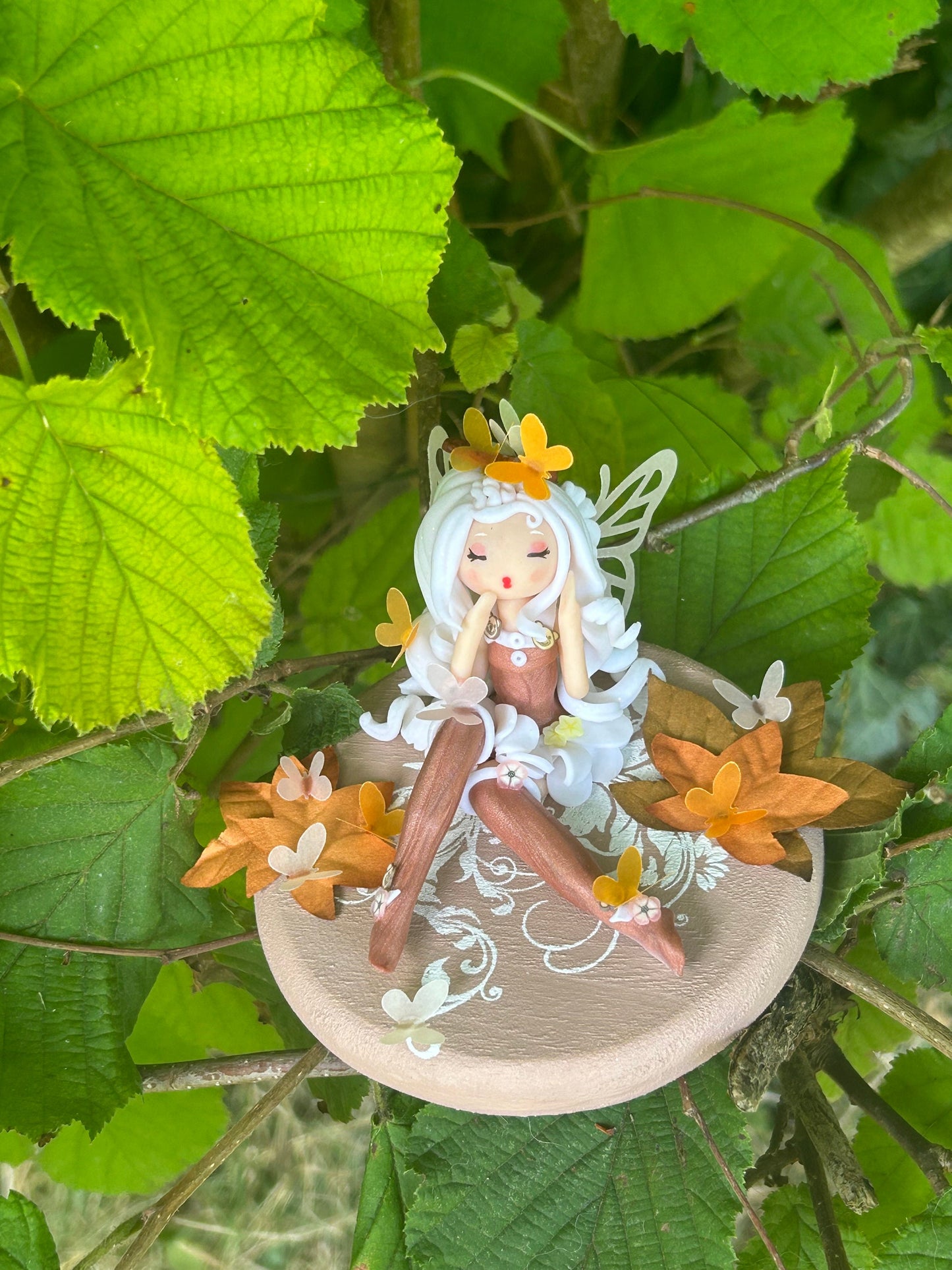 Ambre - Fée de l'Automne - Sculpture d'Art Unique