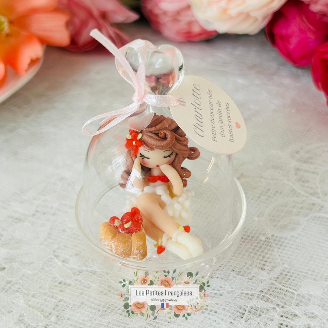 Charlotte - Sculpture d'Art Unique Parfumé - Sous Cloche