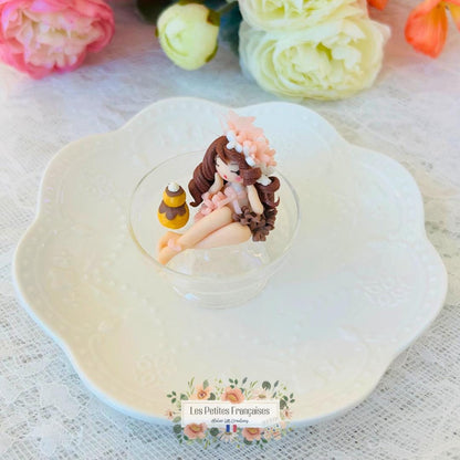 Constance - Sculpture d'Art Unique Parfumé - Sous Cloche