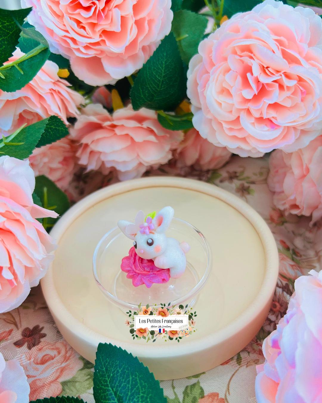 Églantine - Sculpture d'Art Unique - Sous Cloche