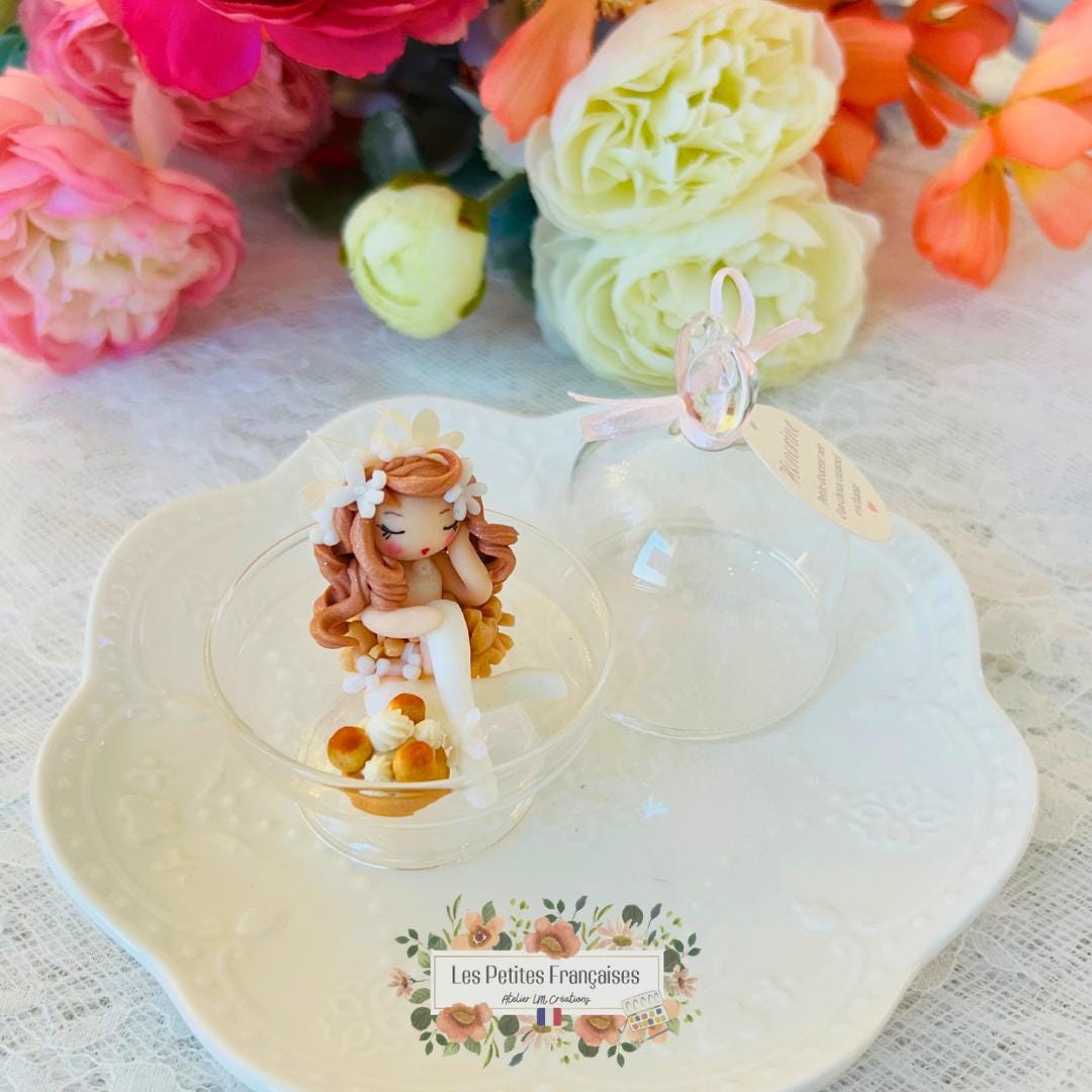 Honorine - Sculpture d'Art Unique Parfumé - Sous Cloche