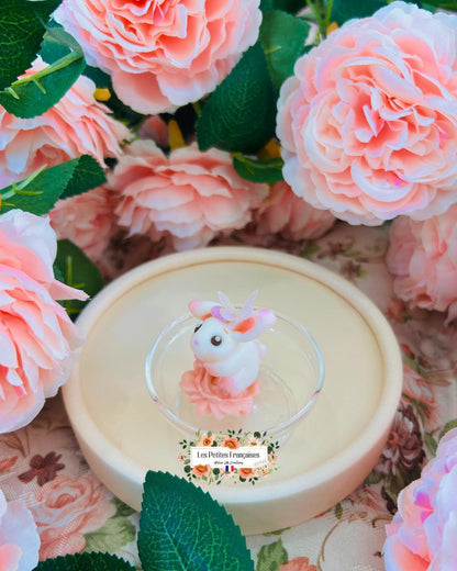 Colombe - Sculpture d'Art Unique - Sous Cloche