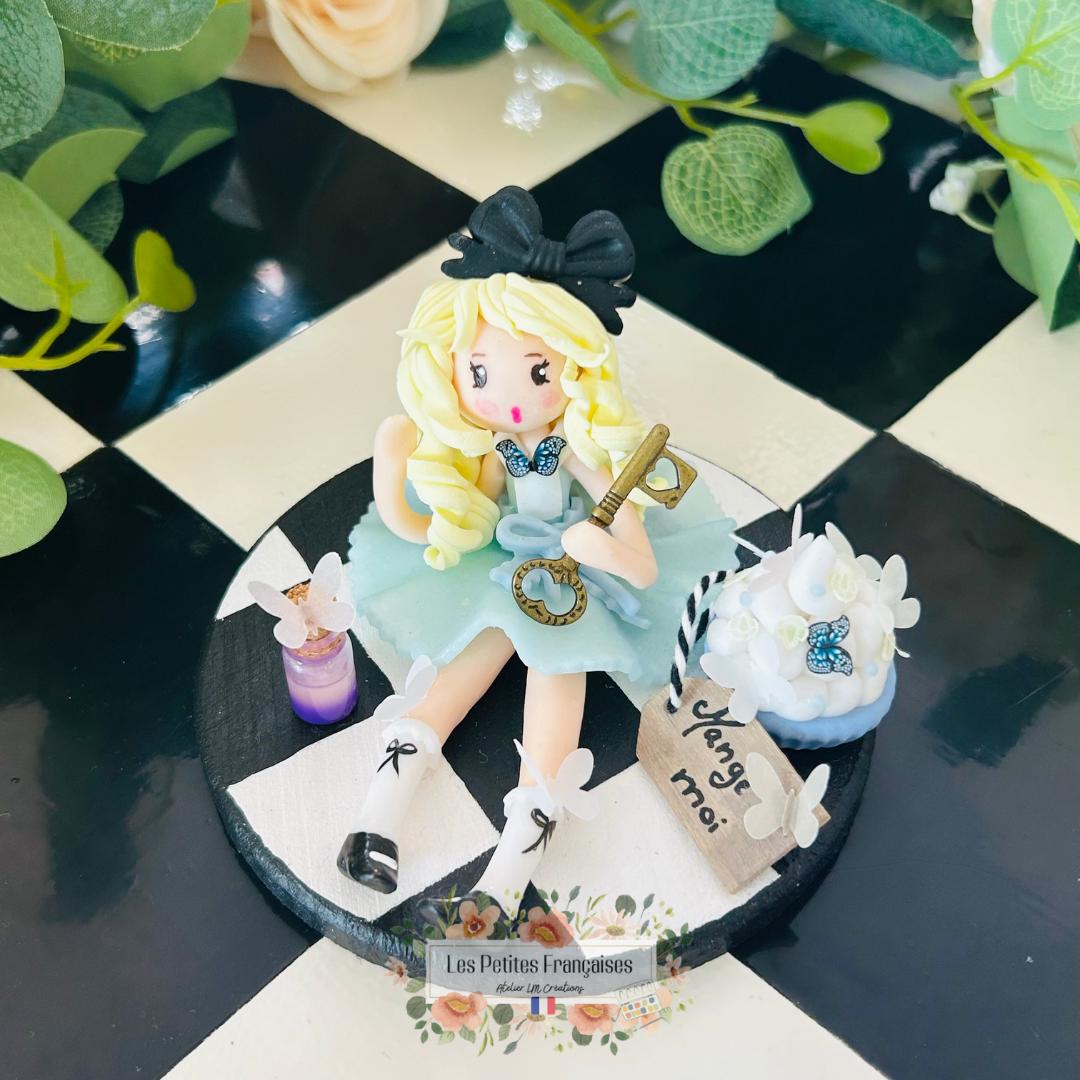 Alice - Alice au Pays des Merveilles - Sculpture d'Art Unique