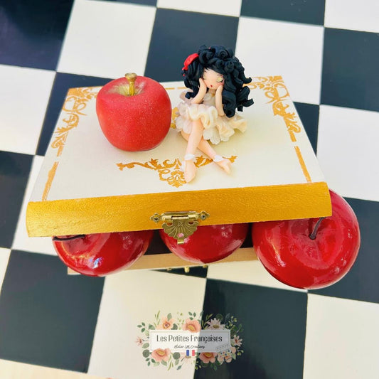 Le Coffret de Blanche Neige - Coffret de Contes - Sculpture d'Art Unique