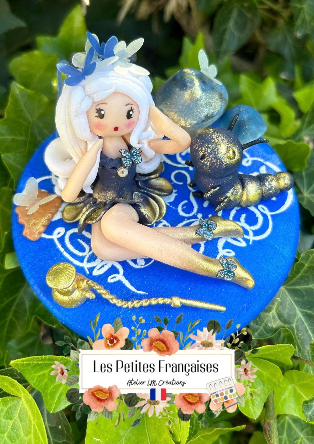 Le Ver à Soie - Alice au Pays des Merveilles - Sculpture d'Art Unique