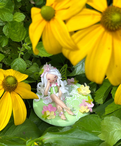 Floriana -Fée du Printemps - Sculpture d'Art Unique