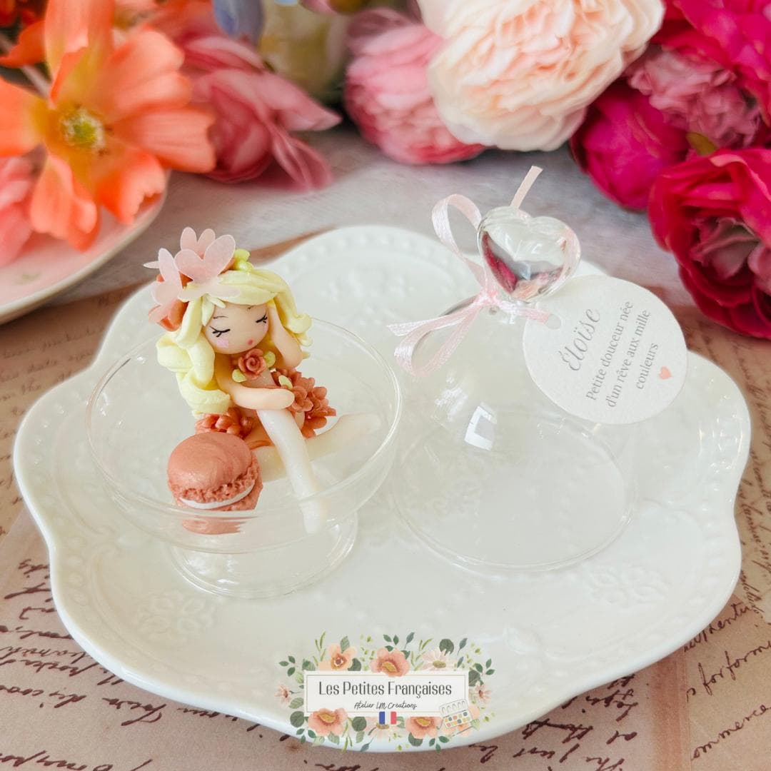 Éloïse - Sculpture d'Art Unique Parfumé - Sous Cloche