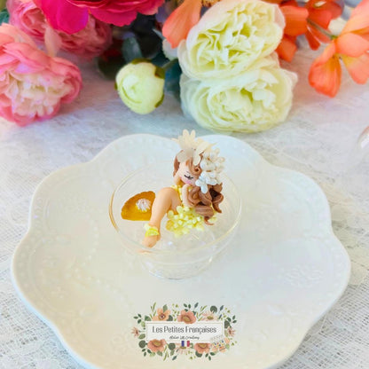 Margot - Sculpture d'Art Unique Parfumé - Sous Cloche