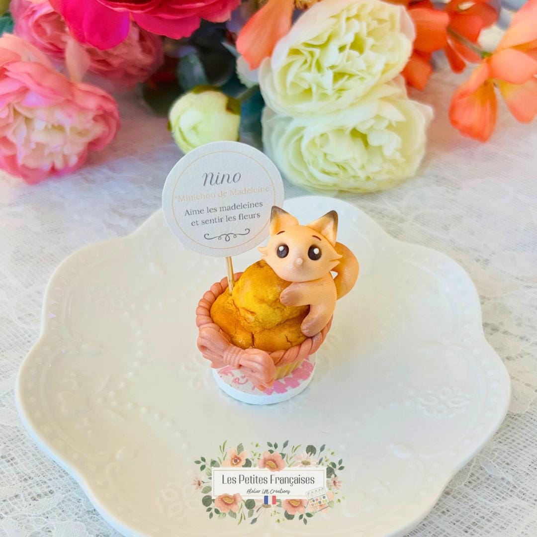 Nino - Petit Renard Roux - Sculpture d'Art Unique