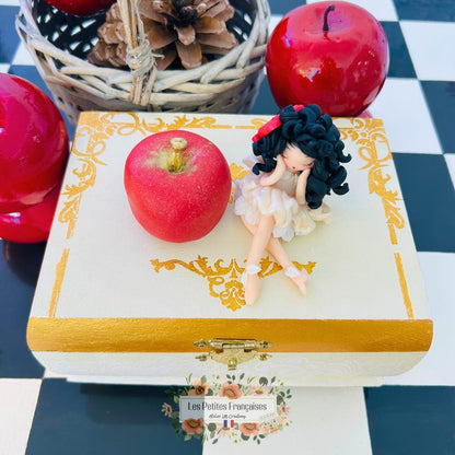 Le Coffret de Blanche Neige - Coffret de Contes - Sculpture d'Art Unique