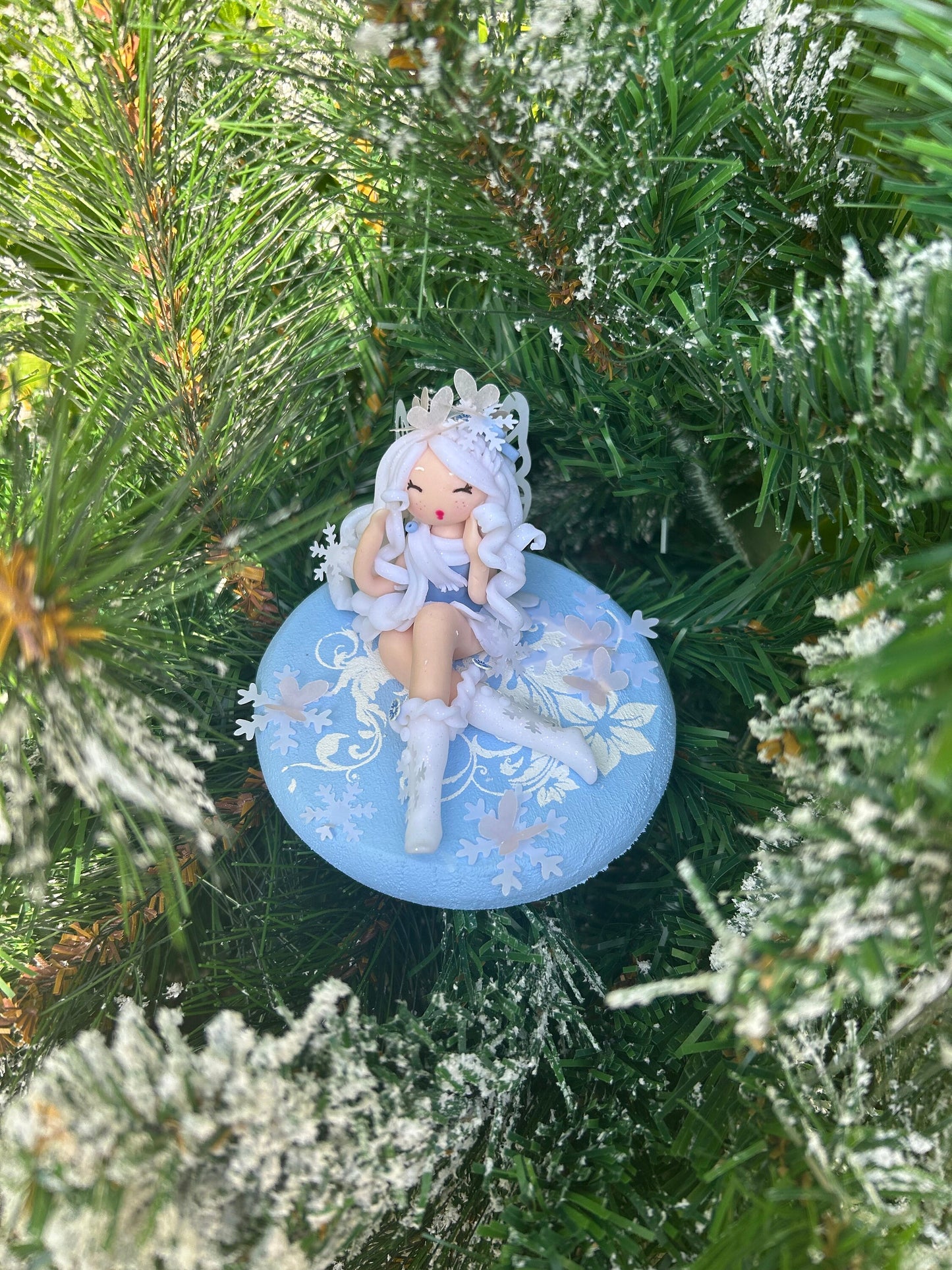 Bianca - Fée de l'Hiver - Sculpture d'Art Unique