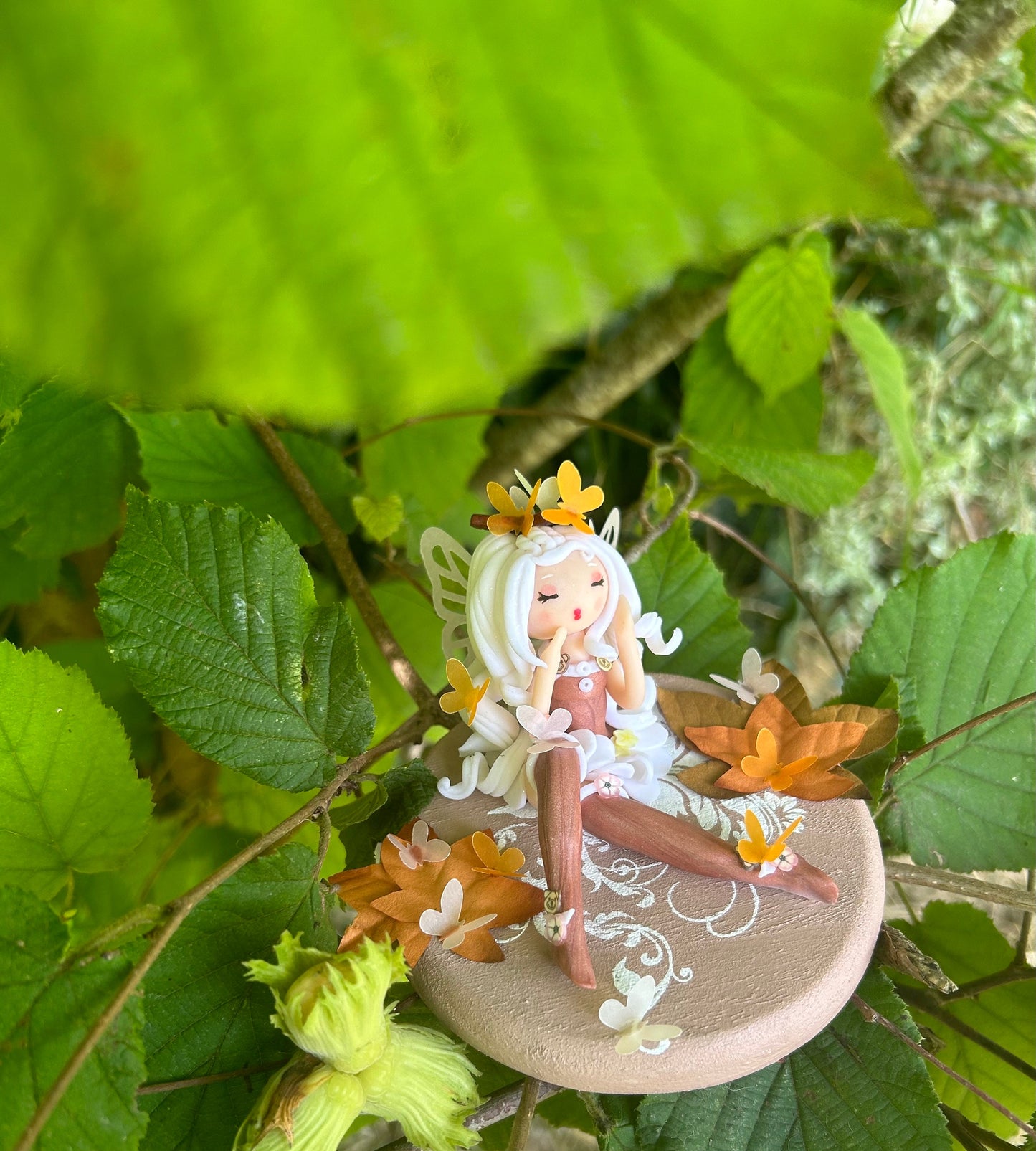 Ambre - Fée de l'Automne - Sculpture d'Art Unique