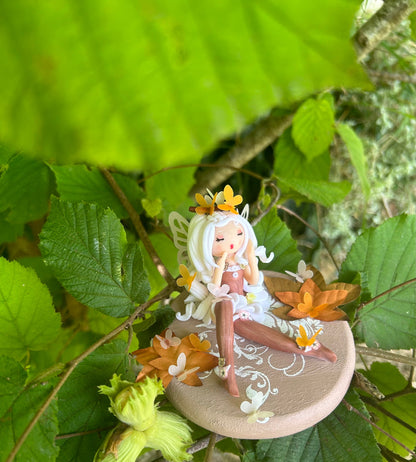 Ambre - Fée de l'Automne - Sculpture d'Art Unique