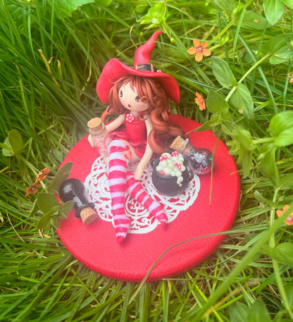 Rebecca -  Sorcière des Potions Magiques - Sculpture d'Art Unique