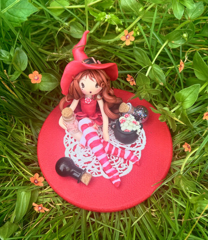 Rebecca -  Sorcière des Potions Magiques - Sculpture d'Art Unique