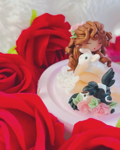 Flora - Poupée Bohème - Sculpture d'Art Unique